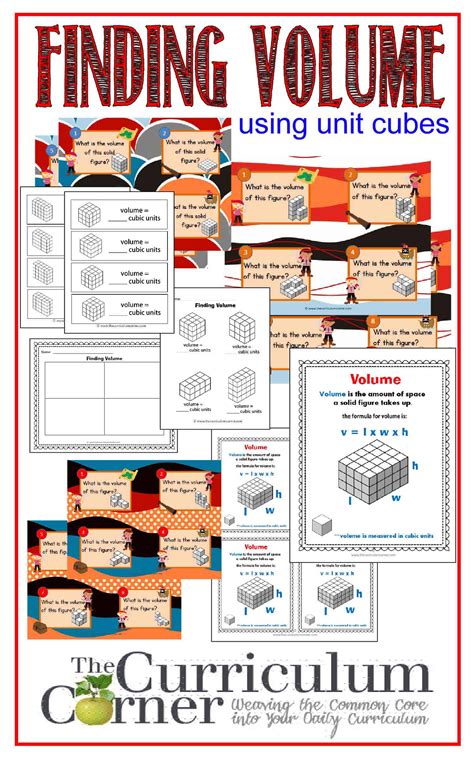 Finding Volume Using Unit Cubes The Curriculum Corner 4 5 6