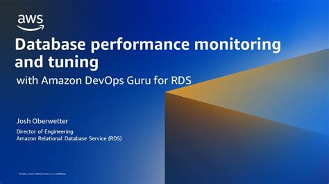 Database Performance Monitoring And Tuning With Amazon Devops Guru For