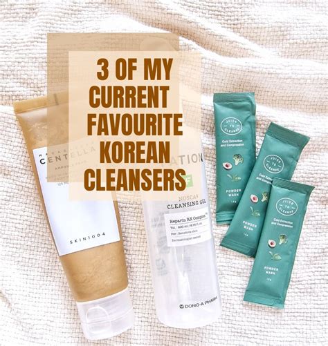 Sharing 3 Of My Current Favourite Korean Cleansers Foaming