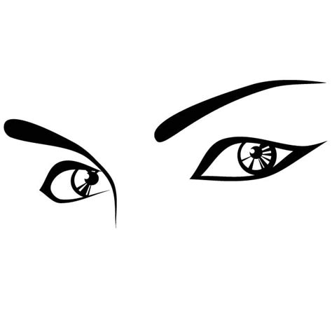 Female eyes image Royalty Free Stock SVG Vector and Clip Art