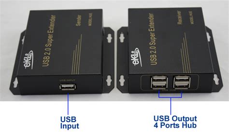 USB 2.0 EXTENDER - УДЛИНИТЕЛЬ ПО ВИТОЙ ПАРЕ RJ45 НА 100 МЕТРОВ