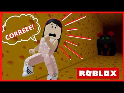 Roblox Cheese Escape Fugindo Do Rato Gigante Youtube