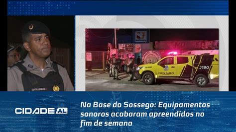 Na Base Do Sossego Equipamentos Sonoros Acabaram Apreendidos No Fim De