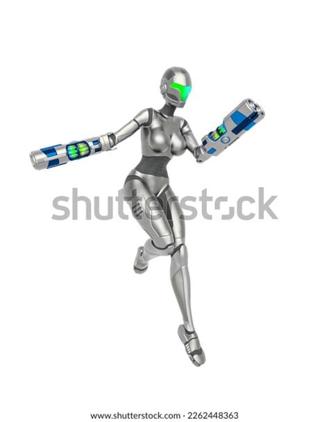 Bot Girl Floating Waiting Some Action Stock Illustration 2262448363 ...