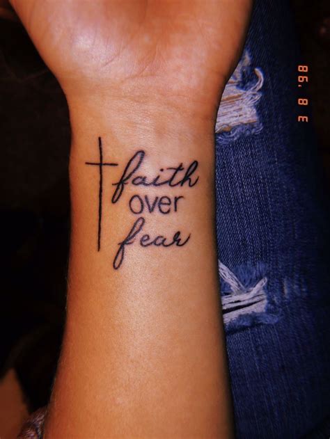 Tattoos For Women Small Meaningful Faith In 2020 Wrist Tattoos Words