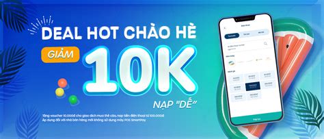 Deal HOT chào hè giảm K nạp dế SmartPay Vietnam