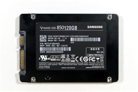 The Samsung Ssd 850 120gb Review A Little Tlc For Sata