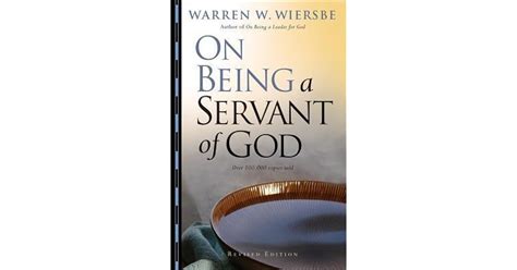 On Being A Servant Of God By Warren W Wiersbe