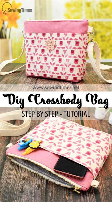 Diy Crossbody Bag With Zipper Free Sewing Tutorial With Video Artofit