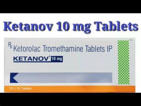 Ketanov Mg Tablets Uses Side Effects And Price Youtube