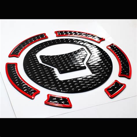 CHROME RED BLACK PRO GRIP FUEL TANK PAD GAS CAP COVER 13 23 CB CBR 500