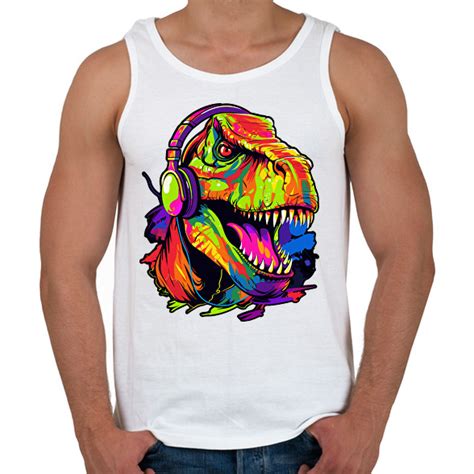 Jurassic Férfi atléta Print Fashion