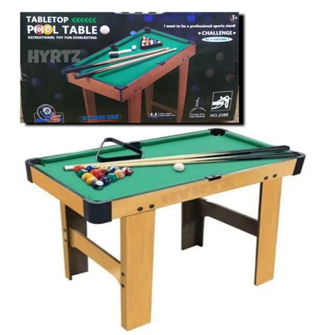 Mini Mesa De Sinuca Bilhar Snooker Port Til Brinquedo P