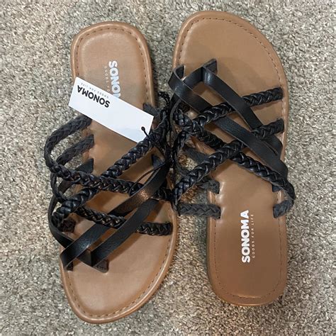 Sonoma Sandals Brand New With Rage Size Small 56 Depop