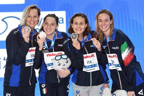 Nuoto Mondiali Vasca Corta L Italia Sorride Nella Staffetta X