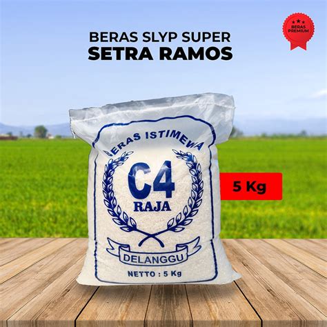 Jual Beras Setra Ramos 5 Kg Beras Super Setra Ramos Shopee Indonesia