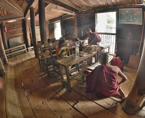 Myanmar Mandalay Yadana Hsemee Pagoda Monastery Editorial Photography