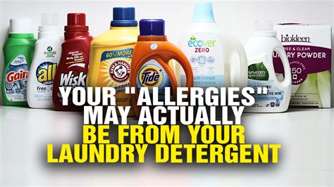 Health Ranger: Are your ALLERGIES actually caused by your laundry ...