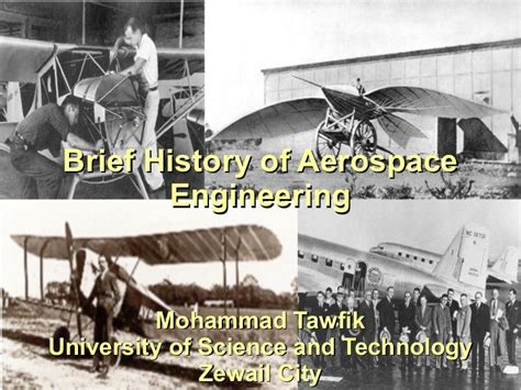 Brief history of Aerospace Engineering