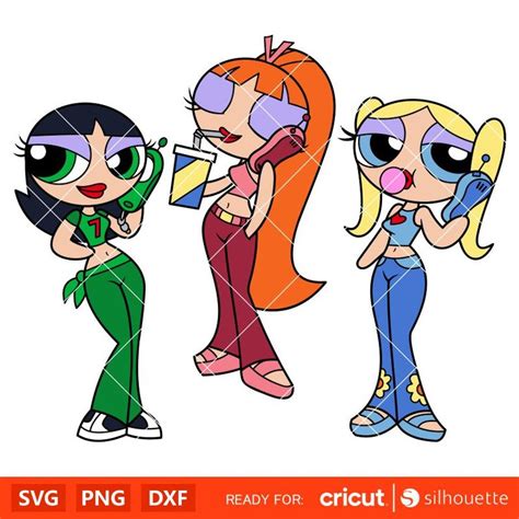 Powerpuff Girls Bundle Svg Blossom Eyes Svg Buttercup Svg Bubbles