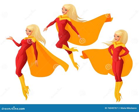 Female Superheroes In Classic Comics Costumes Vector Image | atelier ...