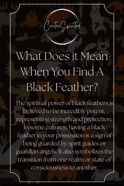 Black Feather Meaning And Symbolism