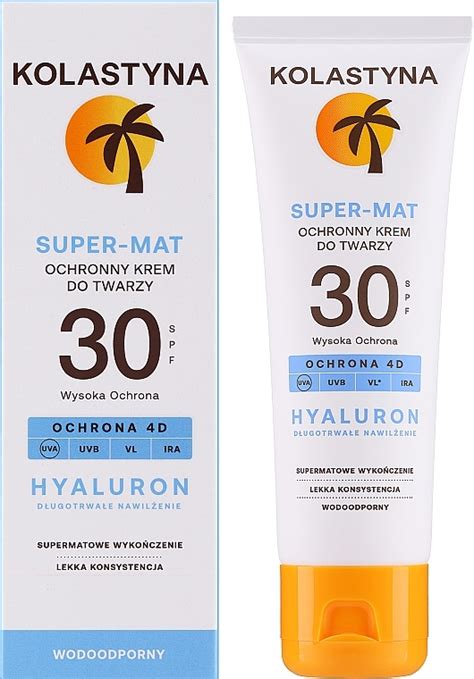Kolastyna Super-Mat SPF 30 - Защитный крем для лица, матирующий SPF 30 ...