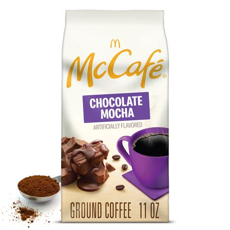 McCafe Mocha Collection Chocolate Mocha Flavored Ground Coffee, Light ...