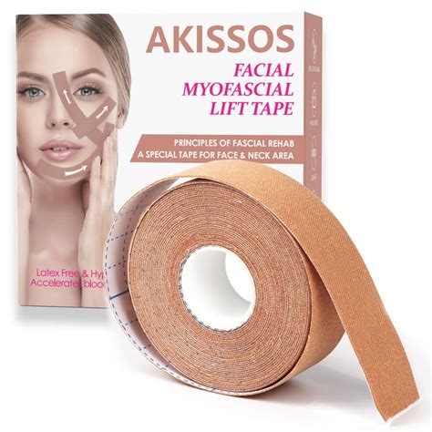 Akissos Facial Myofascial Lift Tape Face Lift Tape Anti Wrinkle Patches