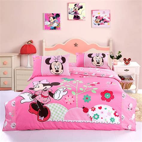 Cute Minnie Mouse Bedding Set Pink Grandkids Pinterest Minnie