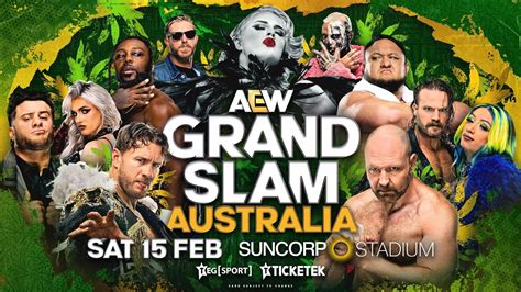 Broadcast Timing For Aew Grand Slam Australia Collision Taping