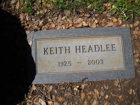 Keith H Headlee Find A Grave Memorial