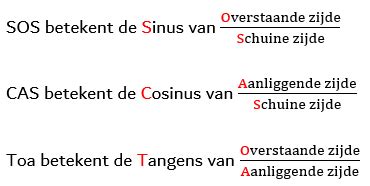 Wat Is Het Verschil Tussen Sinus Cosinus En Tangens Ui