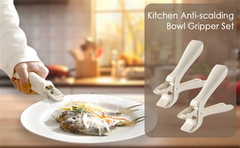 Amazon Pack Hot Plate Gripper Tongs For Safely Handling Hot Plates Bowls Pizza Pans