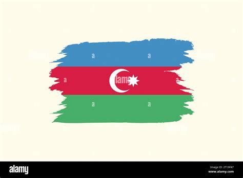 Azerbaijan National Flag In Vector Stock Vector Image And Art Alamy