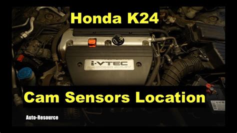 Honda L Engine K Camshaft Sensor Location Removal Youtube