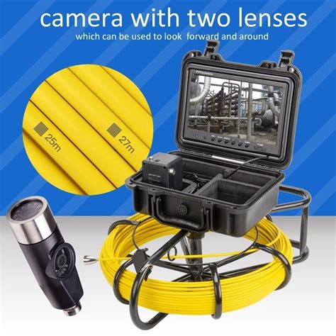 웃SYANYI 9 Wireless WiFi 40M Pipe Inspection Video Camera Drain Sewer