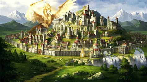 Haven Might And Magic® Heroes 7 Fantasy Places Fantasy City Magic