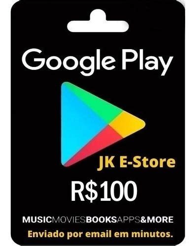 Gift Card Playstore Reais Br Google Play Store Cart O Mercadolivre