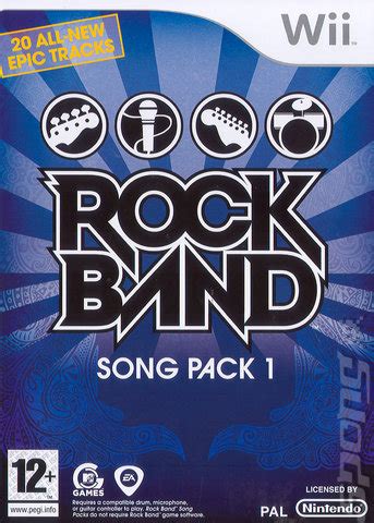 Covers & Box Art: Rock Band Song Pack 1 - Wii (1 of 1)