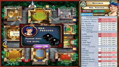 Cluecluedo Classic Mrs Peacock Gameplay Video Dailymotion