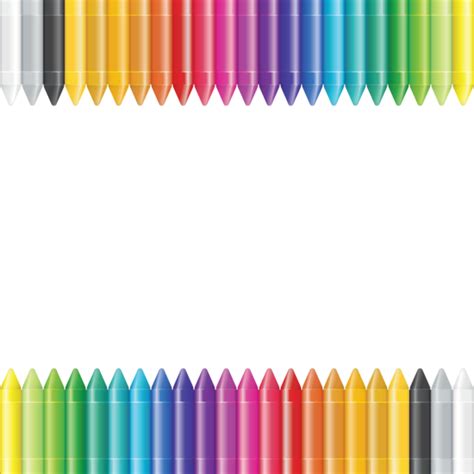 Crayon Border Psd Official Psds