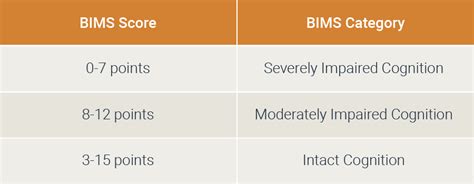 Bims Score Explained Wellsky
