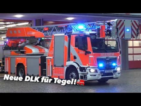 Neue Drehleiter F R Tegel Dlk Auf Einsatzfahrt Bf Tegel