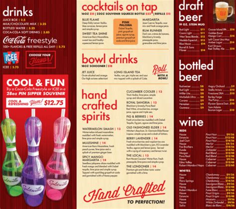 The Menu for Splitsville Luxury Lanes at the Disneyland Resort Has Been Revealed!