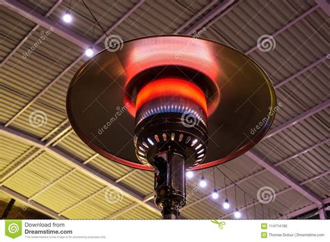 Gas Terrace Heater Stock Photo Image Of Flame Heater 114714190