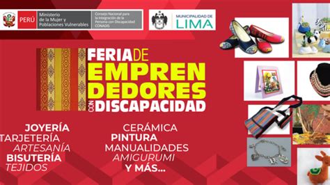 Feria De Emprendedores Con Discapacidad Noticias Consejo Nacional Para La Integración De La