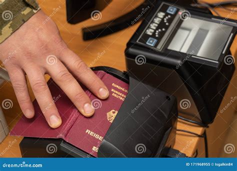 Devices For Scanning Passport Documents Fingerprinting During Border