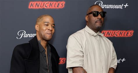 Idris Elba Kid Cudi Hit The Red Carpet At Knuckles Premiere In