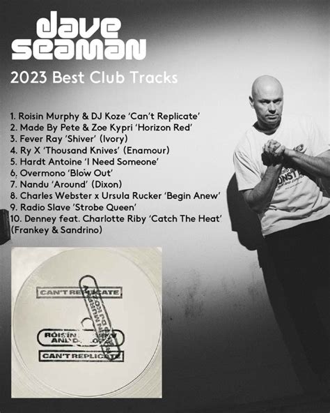 Dave Seaman Official Website · My Top 10 Dance Tracks of 2023